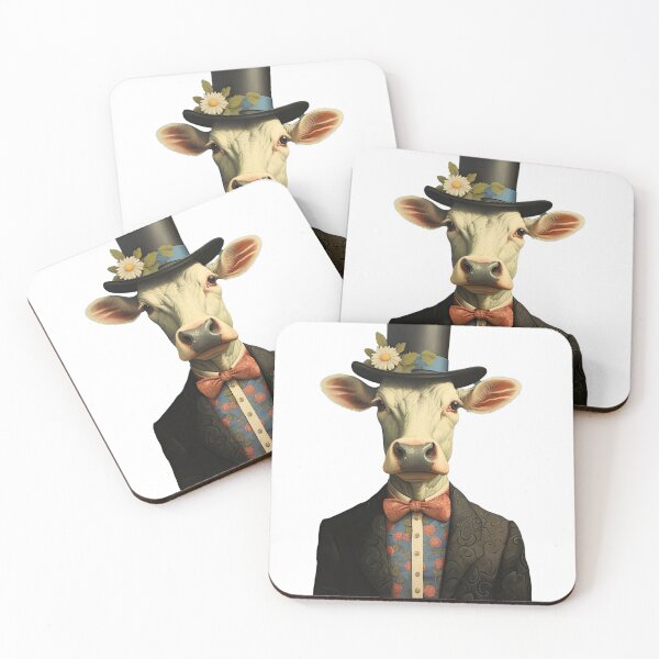 Item preview, Cow Dressed Up for Town designed and sold by harborhouse55.