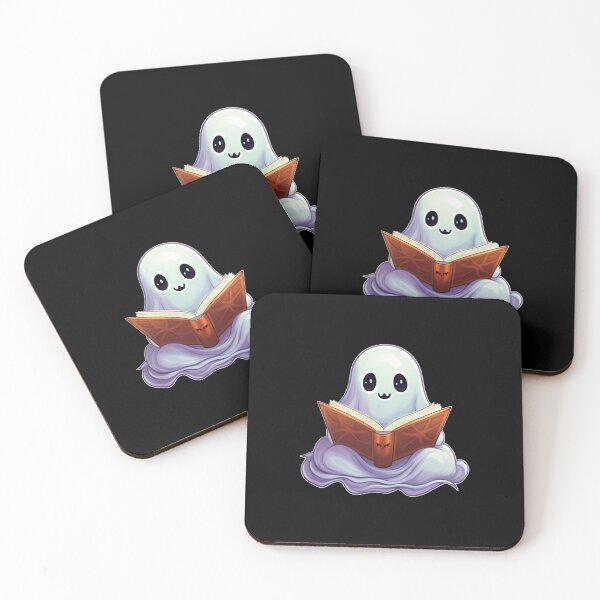 Item preview, Cute ghost reading book designed and sold by Mateusz Majcherek.
