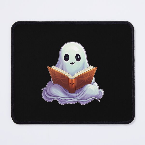 Item preview, Cute ghost reading book designed and sold by Mateusz Majcherek.