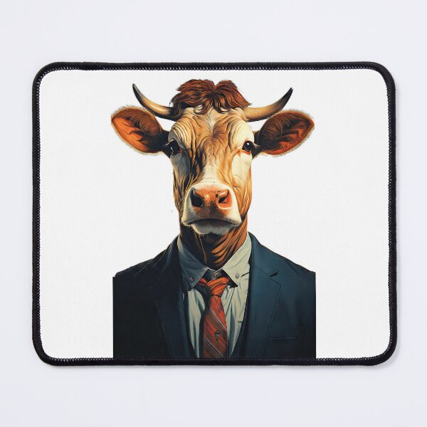 Item preview, Cow in Business Suit designed and sold by harborhouse55.