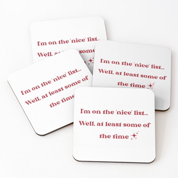 Item preview, I'm on the 'nice' list Christmas designed and sold by Coldhand34.