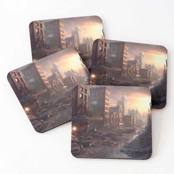 Item preview, Desolate desecrated street scene designed and sold by Metaverse8.