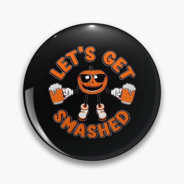 Item preview, Let's Get Smashed - T-shirt Design - Sticker Redbubble designed and sold by bluehatgraphics.