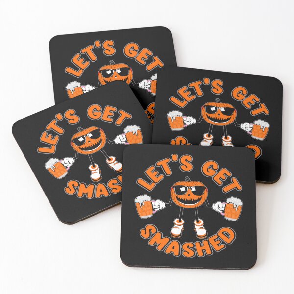 Item preview, Let's Get Smashed - T-shirt Design - Sticker Redbubble designed and sold by bluehatgraphics.