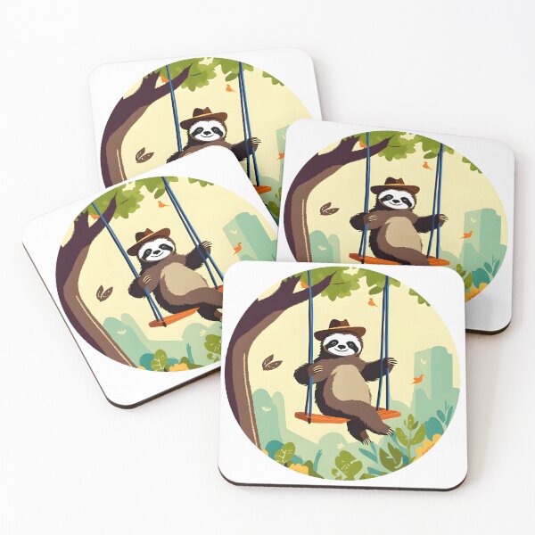 Item preview, Weekend sloth swinging meme designed and sold by slothsandducks.