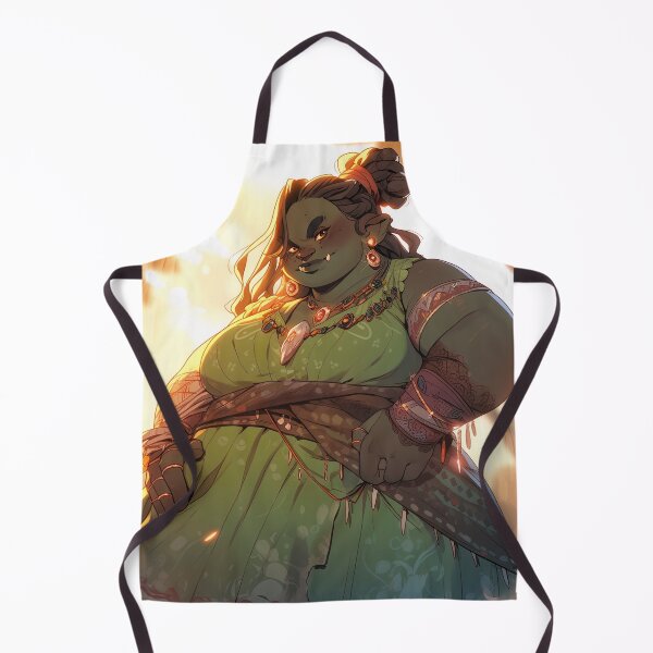 Item preview, Beautiful and Strong Green Orc Woman designed and sold by bubblegoth.