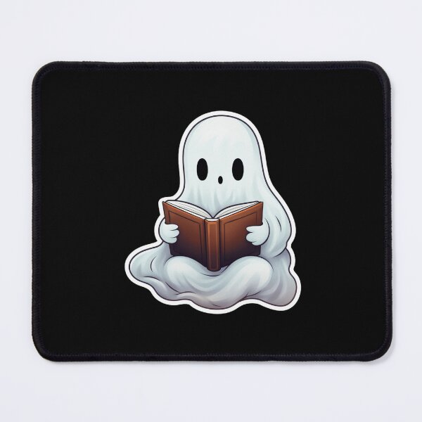 Item preview, Cute ghost reading book designed and sold by Mateusz Majcherek.