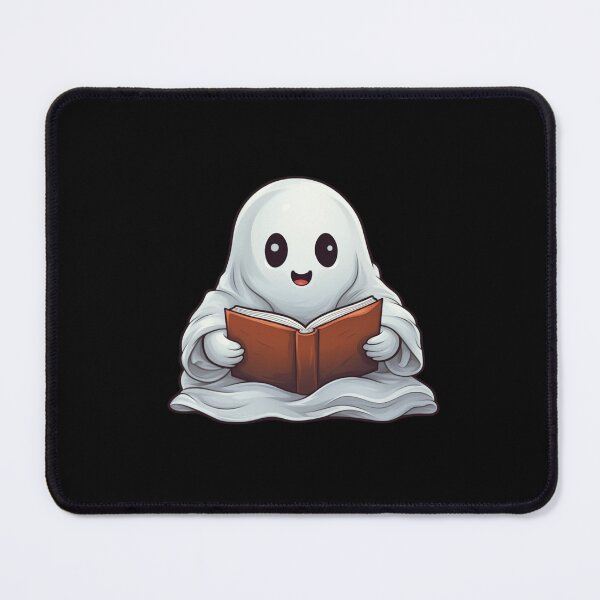 Item preview, Cute ghost reading book designed and sold by Mateusz Majcherek.