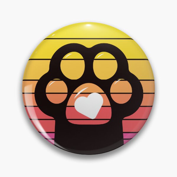 Item preview, Veterinarian Vet Tech Vintage Sunset Retro cat Paw Heart  designed and sold by AJ DESIGN.