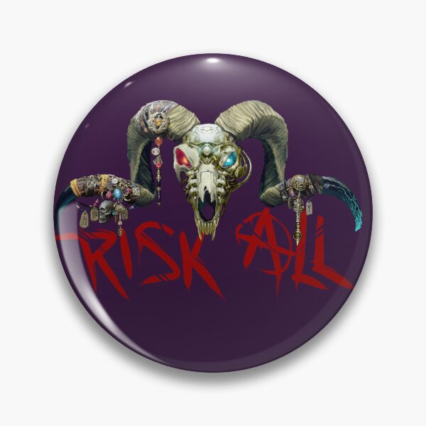 Item preview, Risk All Cyber Skull designed and sold by raben-aas.