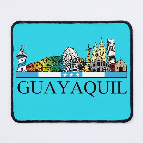Item preview, GUAYAQUIL - THE PEARL OF THE PACIFIC - ORIGINAL 4K ILLUSTRATION designed and sold by Retro-80-90.