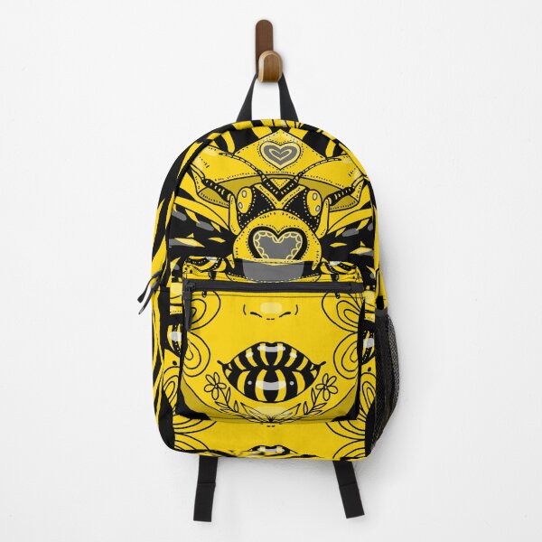 Item preview, Queen Bee Fantasy surreal artwork, yellow and black color. designed and sold by La Loca.