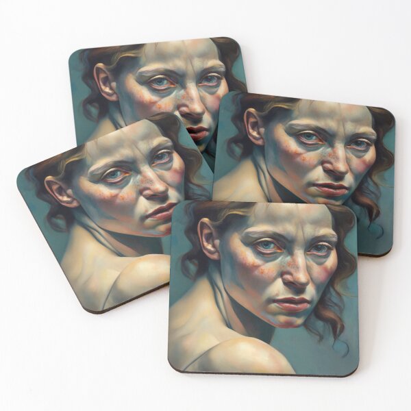 Item preview, A very powerful and expressive portrait of a young woman designed and sold by Lefteris Betsis.