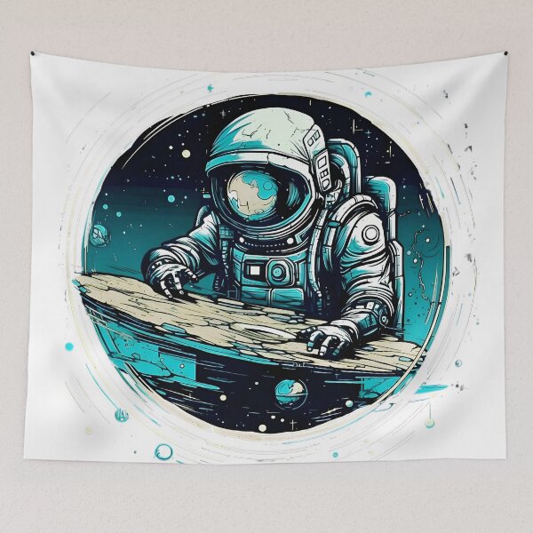 Item preview, Astronaut in Space  designed and sold by MoonRag.