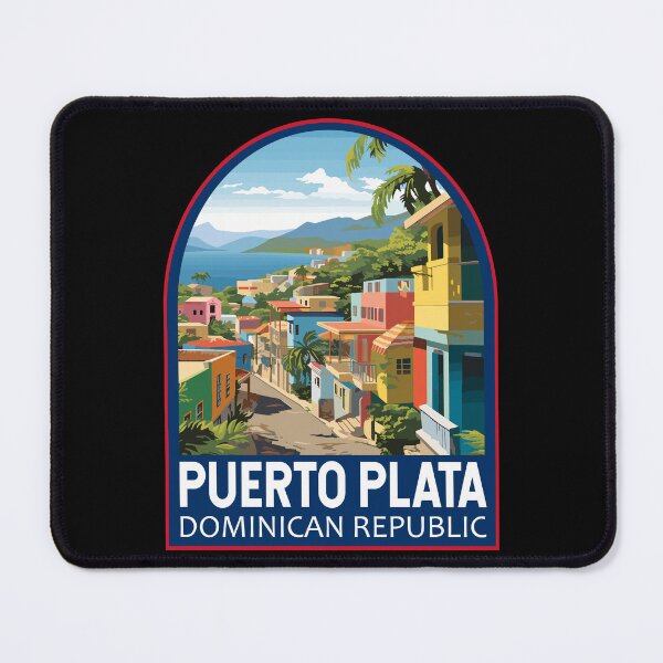 Item preview, Puerto Plata Dominican Republic Travel Art Emblem designed and sold by KrisSidDesigns.