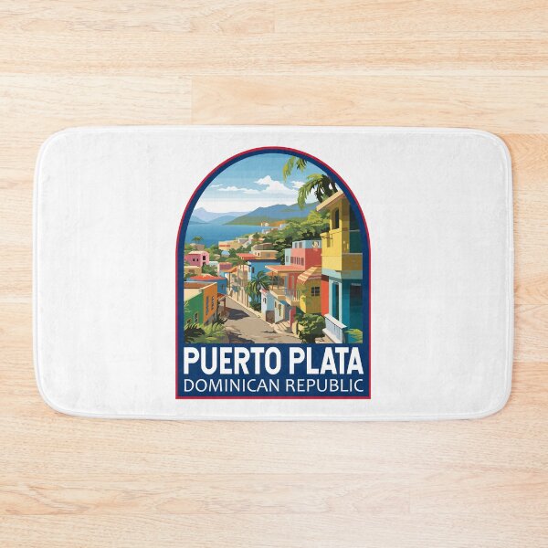 Item preview, Puerto Plata Dominican Republic Travel Art Emblem designed and sold by KrisSidDesigns.