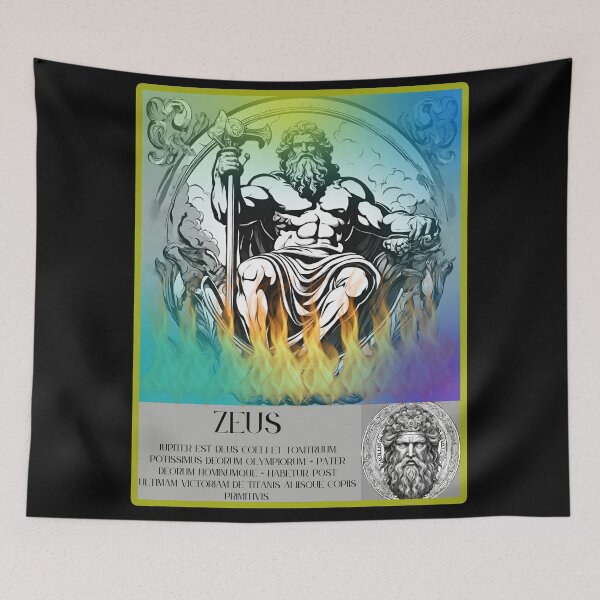 Item preview, Zeus Greek Mythology designed and sold by MINOSDESIGN.