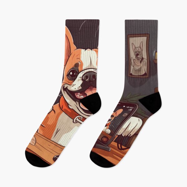Item preview, Frenchie doing a TikTok French Bulldog  designed and sold by PetsEnough.