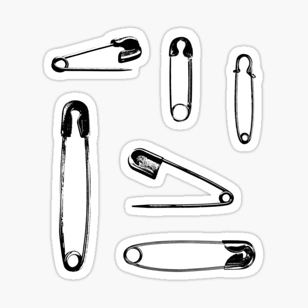 Item preview, Safety Pins  designed and sold by verycoolandnice.
