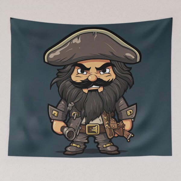 Item preview, Blackbeard | cute style designed and sold by ComicsFactory.