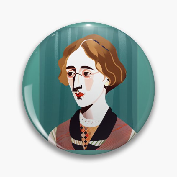 Item preview, Virginia Woolf 1 designed and sold by LiteraryFairy.