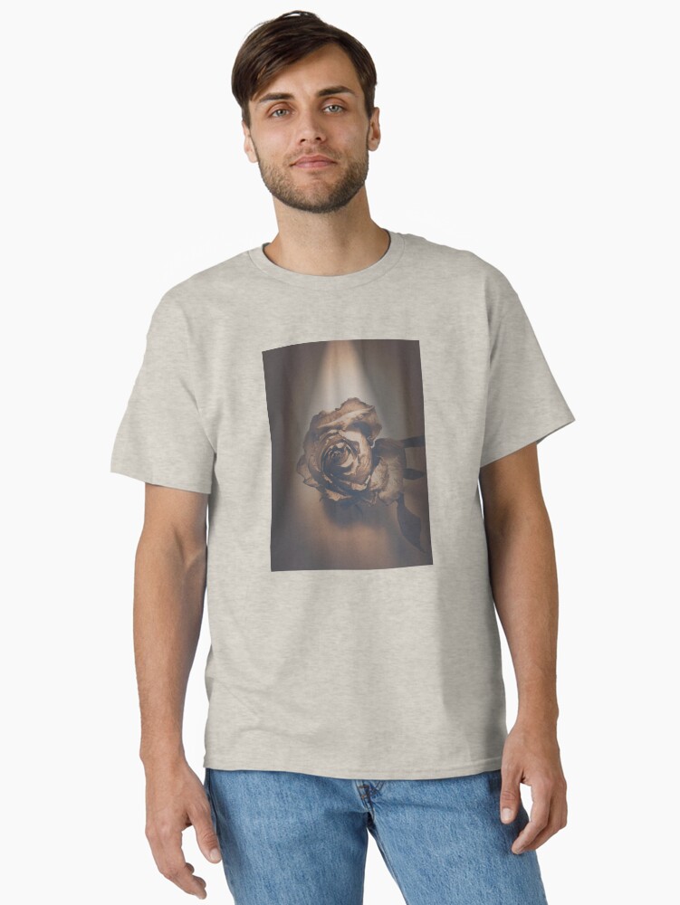 Thumbnail 1 of 7, Classic T-Shirt, A Rose is Born Art Photo designed and sold by OneDayArt.