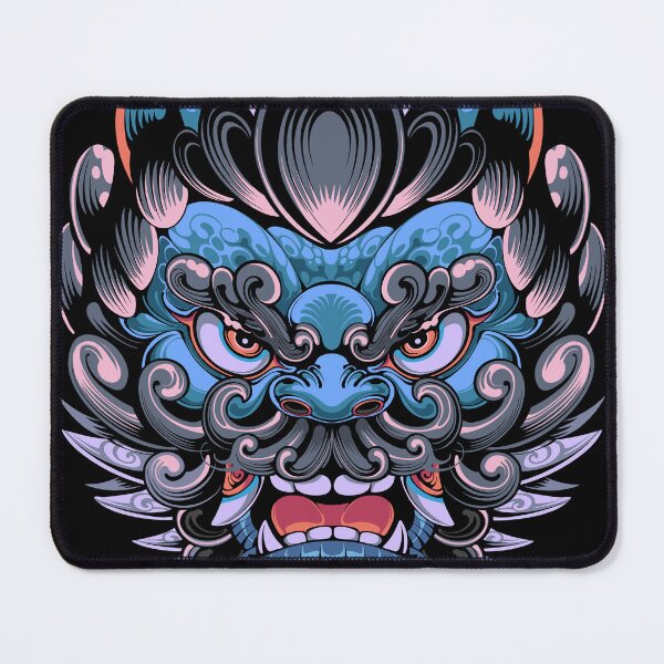 Item preview, Blue foo dog design designed and sold by hnsstudio.