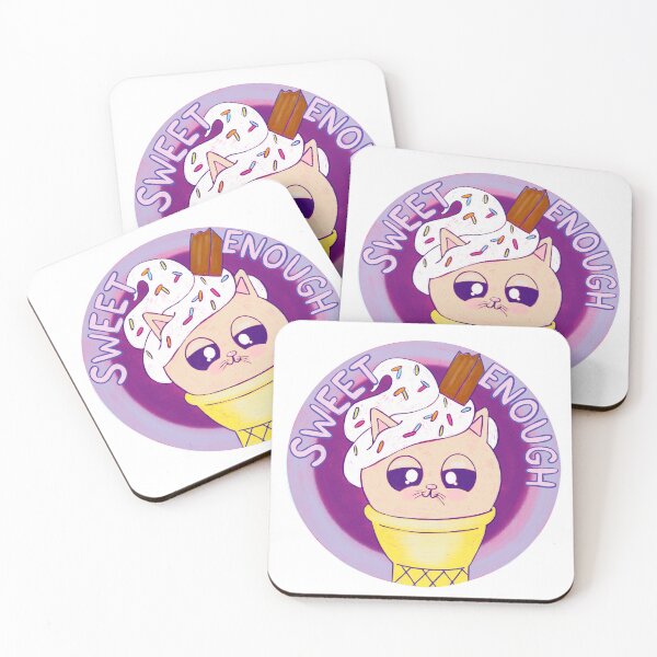 Item preview, Sweet Enough Cat Ice Cream Circular Design designed and sold by HersCreative.