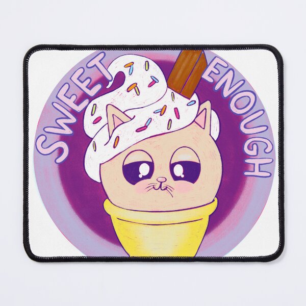Item preview, Sweet Enough Cat Ice Cream Circular Design designed and sold by HersCreative.