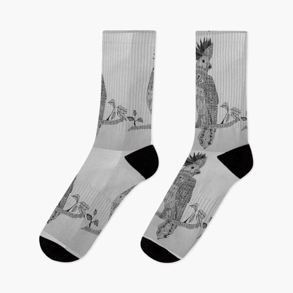 Item preview, Parakeet black and white  designed and sold by Kiruthikaarts.