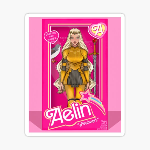 Aelin Doll Sticker