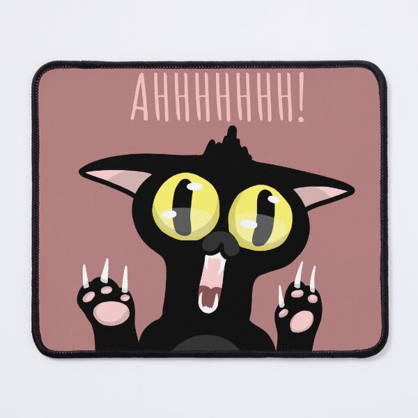 Item preview, Dramatic Funny black cat illustration designed and sold by La Loca.