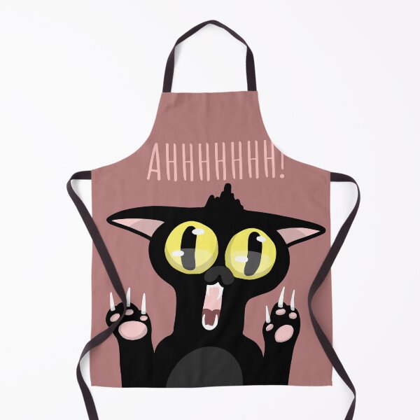 Item preview, Dramatic Funny black cat illustration designed and sold by La Loca.