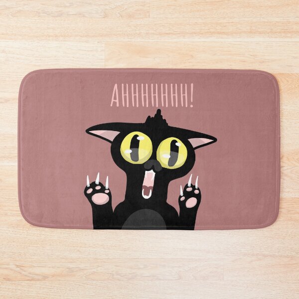Item preview, Dramatic Funny black cat illustration designed and sold by La Loca.