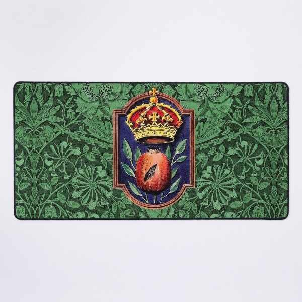 Item preview, Catherine of Aragon Queen Royal Pomegranate Badge designed and sold by Pixelchicken.