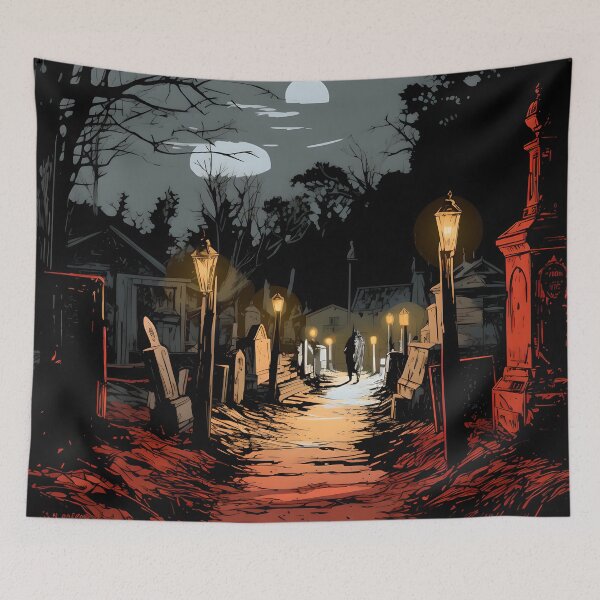 Item preview, Glowing Guidance: The Cemetery's Tale designed and sold by Viktor Surzhko.