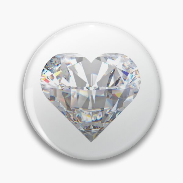 Item preview, Amazing silver diamond heart designed and sold by inkbymuntaha.