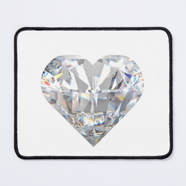 Item preview, Amazing silver diamond heart designed and sold by inkbymuntaha.