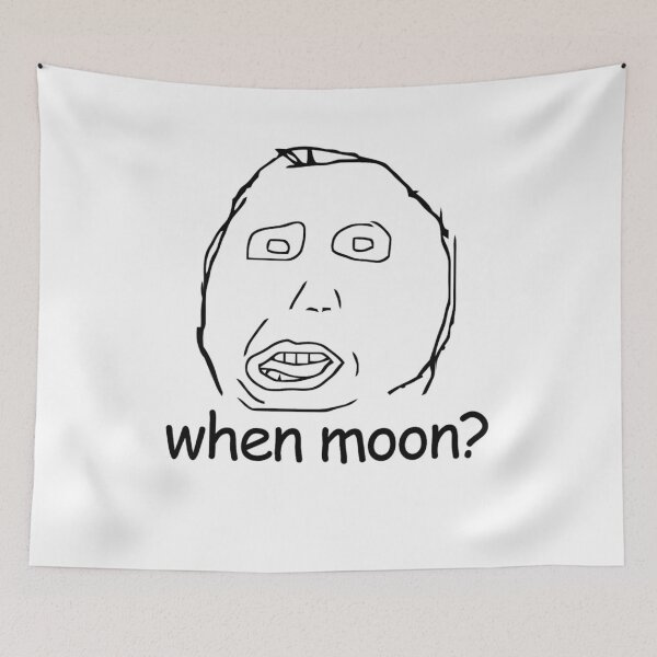Item preview, Bitcoin WHEN MOON? designed and sold by joshuanaaa.
