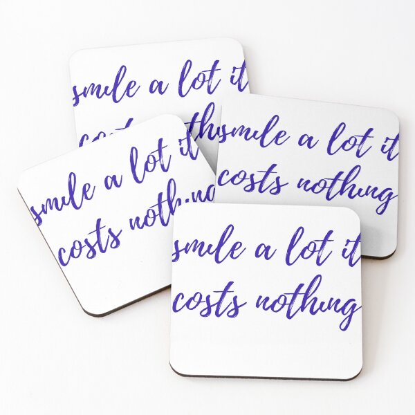 Item preview, smile a lot it costs nothing design designed and sold by Arulsanthosh.