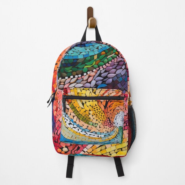 Item preview, Mosaic art Rainbow colors mosaic Spiral mosaic Barcelona Gaudi trencadis inspired designed and sold by LolioGifts.