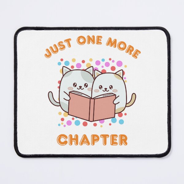 Item preview, Just One More Chapter Cute Kawaii Cats Reading a Book designed and sold by sassandsun.