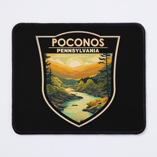 Item preview, Poconos Pennsylvania Badge designed and sold by KrisSidDesigns.