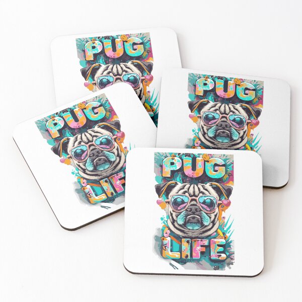 Item preview, Pug Life Graffiti designed and sold by ColorFlick.