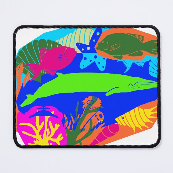 Item preview, Whale and fishes designed and sold by haagin.