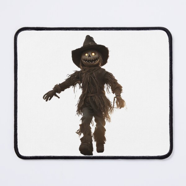 Item preview, A straw scarecrow in shoes and hat is going on trick-or-treat night designed and sold by CoolVisionStd.