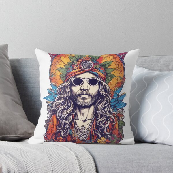 Item preview, Hippie man from the 70's, famous hippie festival w/e its called designed and sold by wojysmokes.