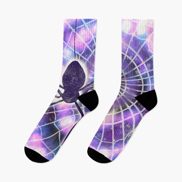 Item preview, Cosmic Spider Web: Hypnotic Neon Nebula Art designed and sold by Wolshebnaja.