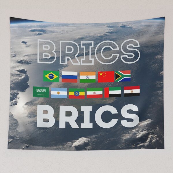 Item preview, Countries that make up the BRICS group designed and sold by studio468.