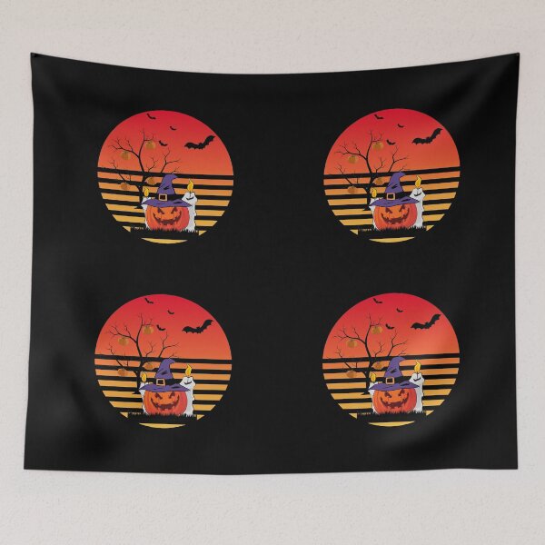 Item preview, Vintage Scene Halloween with Retro Pumpkin designed and sold by Project4X.